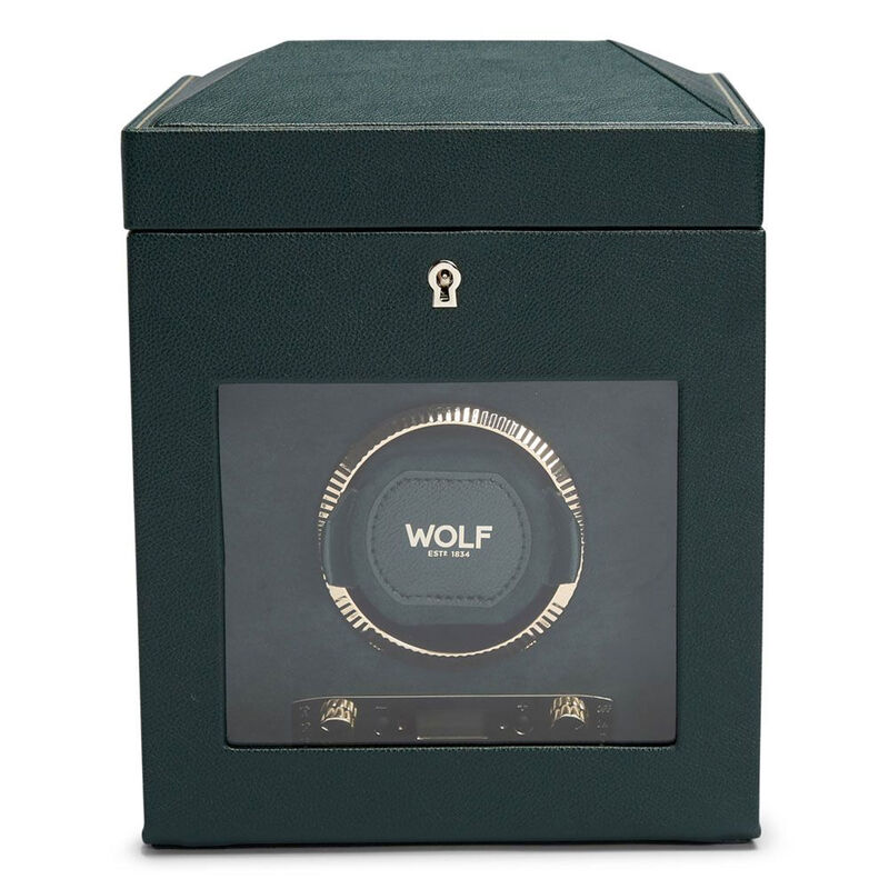 WOLF British Racing Single Watch Winder With Storage image number 0