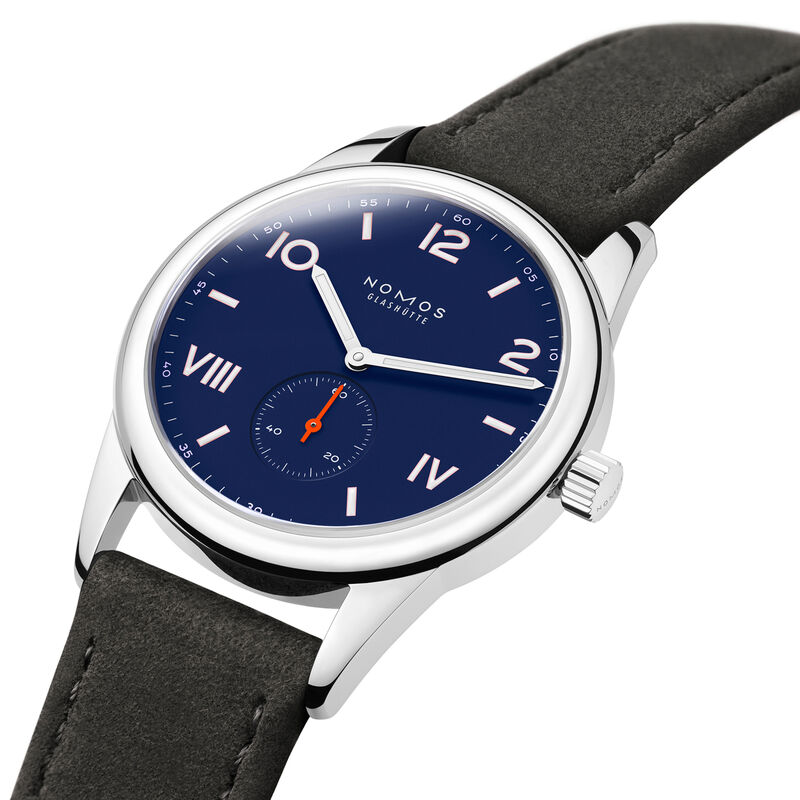 NOMOS Club Campus 38 Night Sky Blue Dial Watch, 38.5mm image number 2