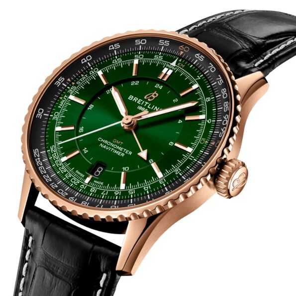 Breitling Navitimer Automatic Green Dial Watch, 41mm