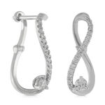 Ikuma Canadian Diamond Infinity Earrings 14K
