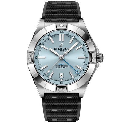 Breitling Chronomat Automatic GMT Blue Dial Watch, 40mm