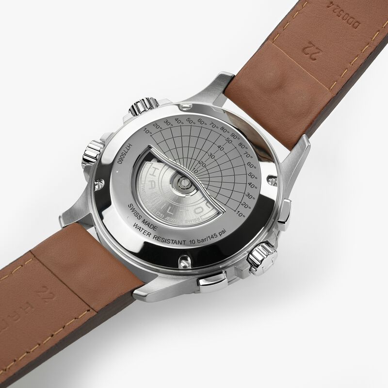 Hamilton Khaki Aviation X-Wind Auto chrono Blue Dial Watch, 44mm image number 4