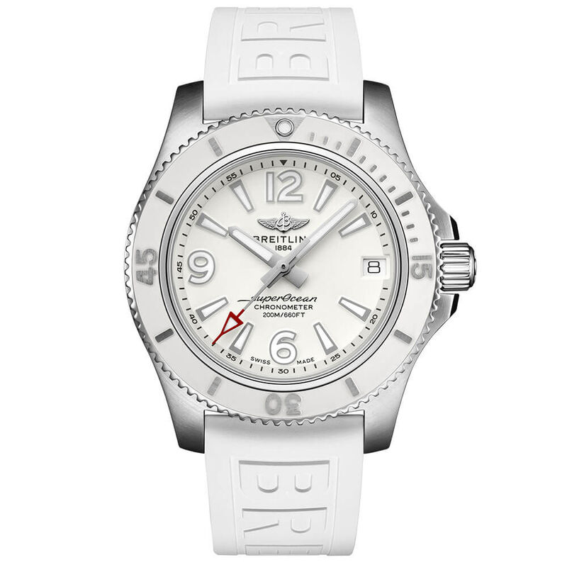 Breitling Superocean Automatic 36 White Rubber Watch, 36mm image number 0