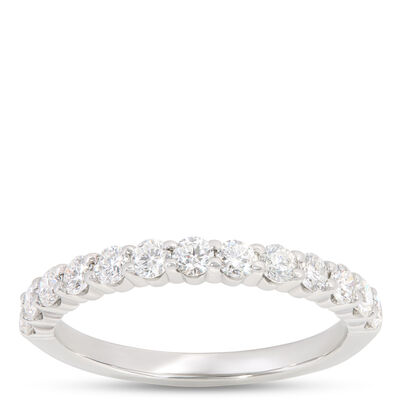 Classic Round Diamond Eternity Ring, &frac34;  Carat Total Weight, Platinum