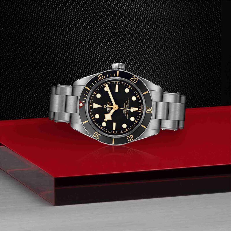 TUDOR Black Bay Fifty- Eight Watch Steel Case Black Dial Steel Bracelet, 39mm image number 3