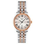Tissot Carson Premium Lady Rose PVD Silver Dial Watch, 30mm