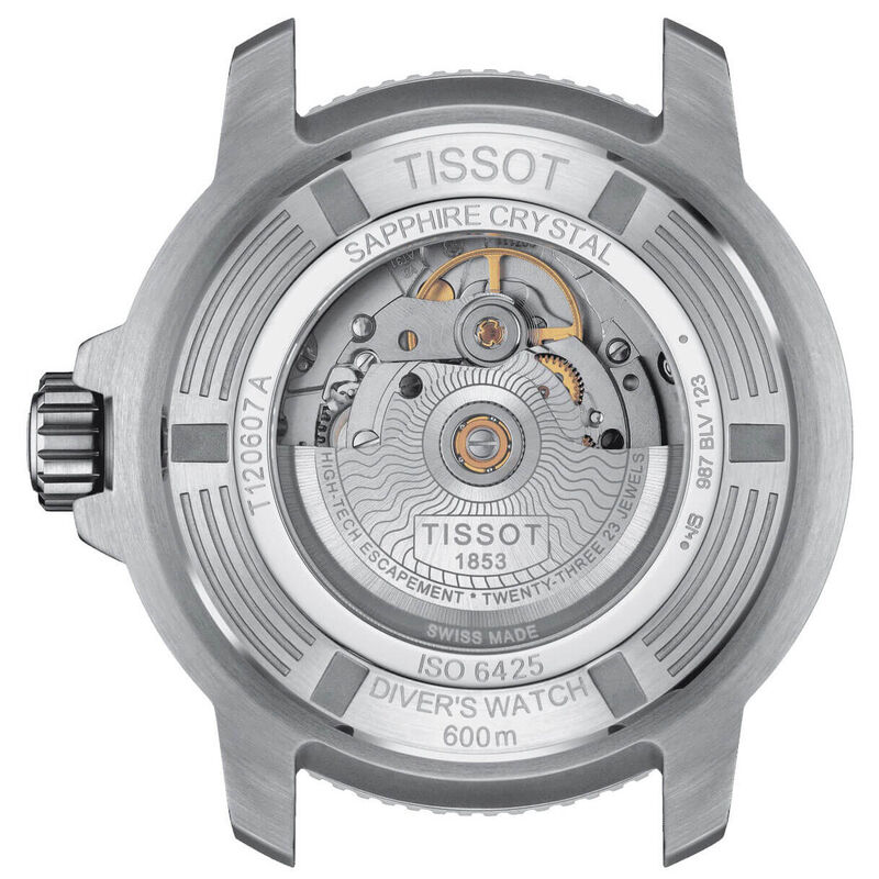 Tissot Seastar 2000 Powermatic 80 Blue Dial Steel Watch, 46mm image number 2