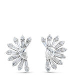 Diamond Fan Earrings 14K