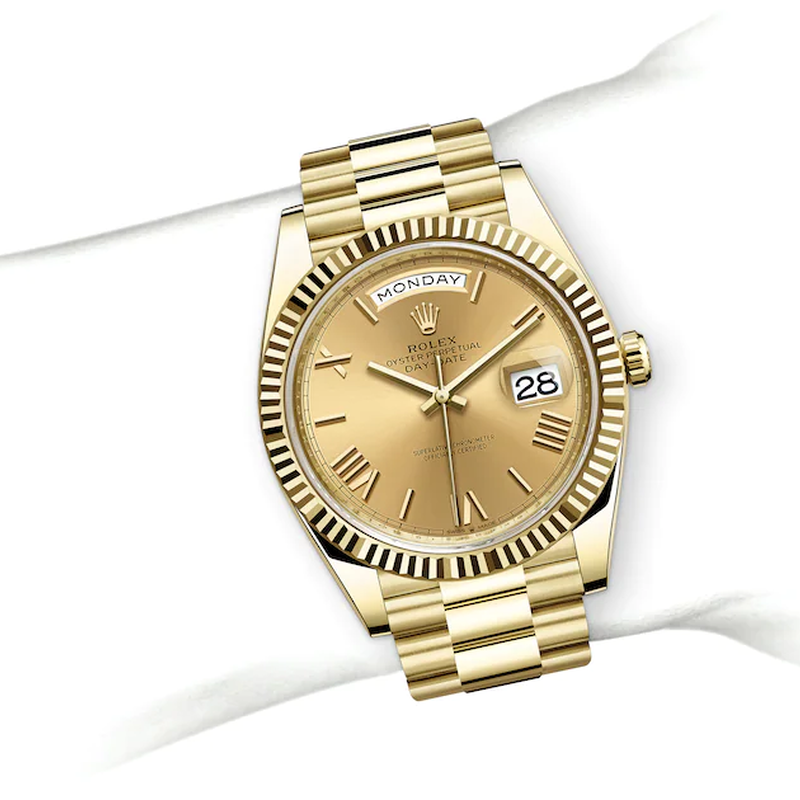 Rolex Day-Date 40 Day-Date Oyster, 40 mm, yellow gold - M228238-0006 at Ben Bridge