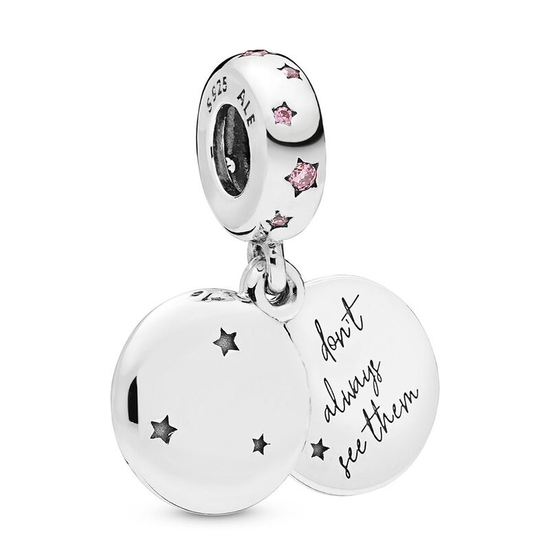 Pandora Forever Sisters Dangle CZ Charm image number 2