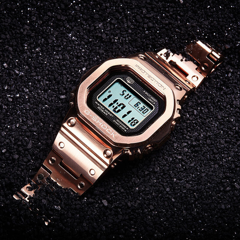 G-Shock Full Metal Rose IP Bluetooth Solar Digital Watch, 49.3mm image number 7