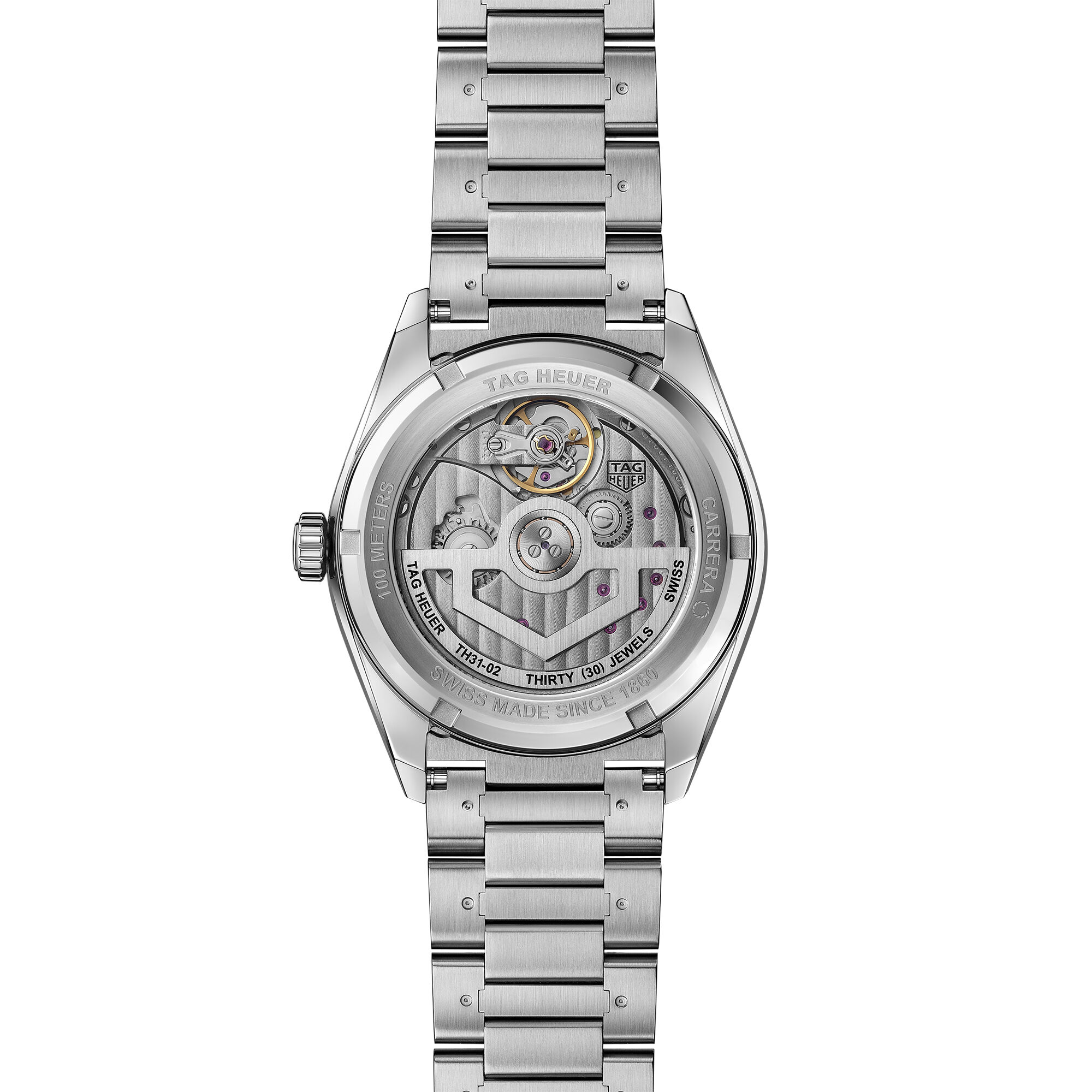 TAG Heuer Carrera Day-Date Black Dial Watch, 41mm