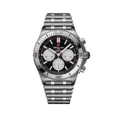 Breitling Chronomat B01 42 Black Steel Watch, 42mm