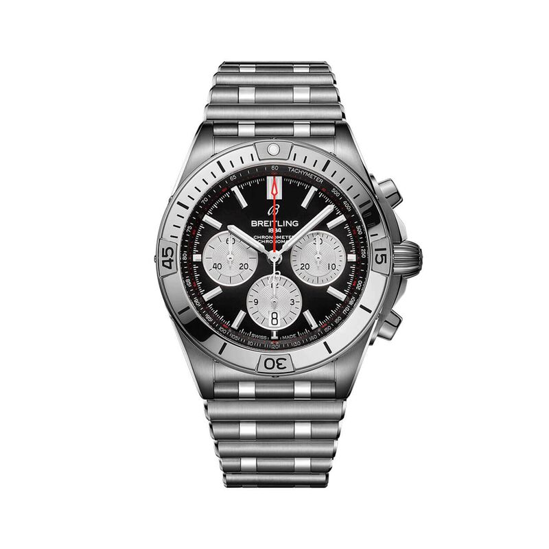 Breitling Chronomat B01 42 Black Steel Watch, 42mm image number 0