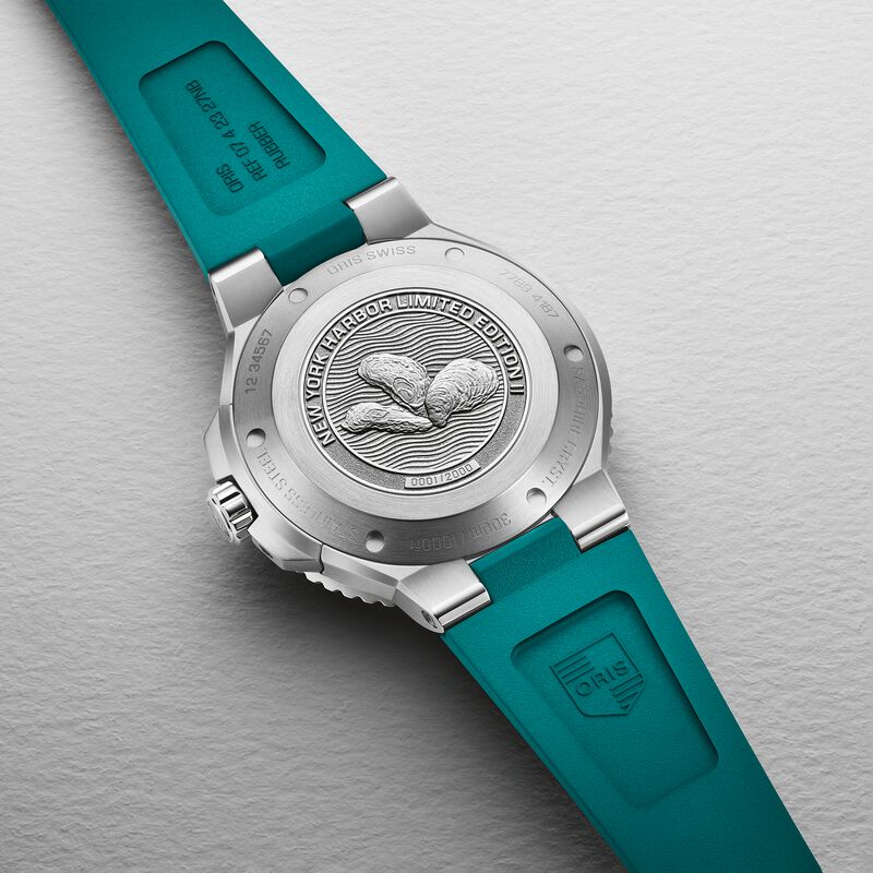 Oris Aquis New York Harbor Limited Edition II Aqua Green Dial Watch, 43.5mm image number 3