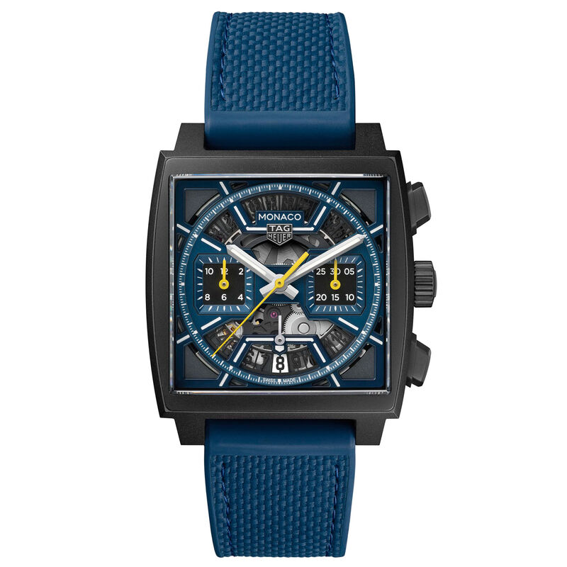 TAG Heuer Monaco Chronograph Two Tone Dial Watch, 39mm image number 0