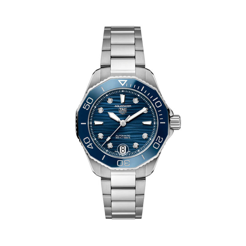 TAG Heuer Aquaracer Professional 300 Blue Steel Watch, 36mm image number 0