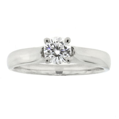 Ben Bridge Signature Diamond&trade; Ring in Platinum, 1/2 ct.