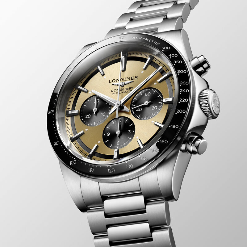 Longines Conquest Watch Brown Dial, 42mm image number 1