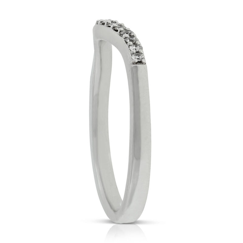 Diamond Contour Band 14K image number 2