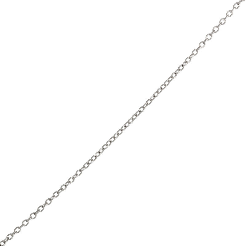 Classic Heart Shaped Diamond Cluster Pendant, ⅓ Carat Total Weight, 14K White Gold image number 3