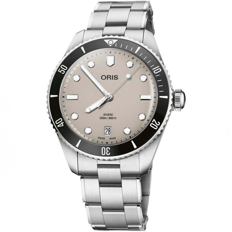 Oris Divers Date Beige Dial, 39 mm image number 0