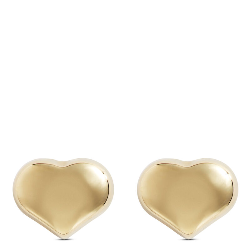 Roberto Coin Tiny Treasures Heart Earrings, 18K Yellow Gold image number 0