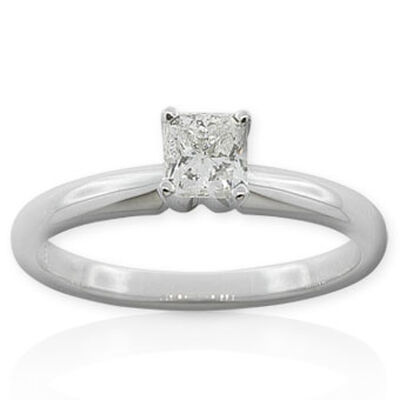 Ikuma Canadian Princess Cut Diamond Solitaire Ring 14K, 1/2 ct.
