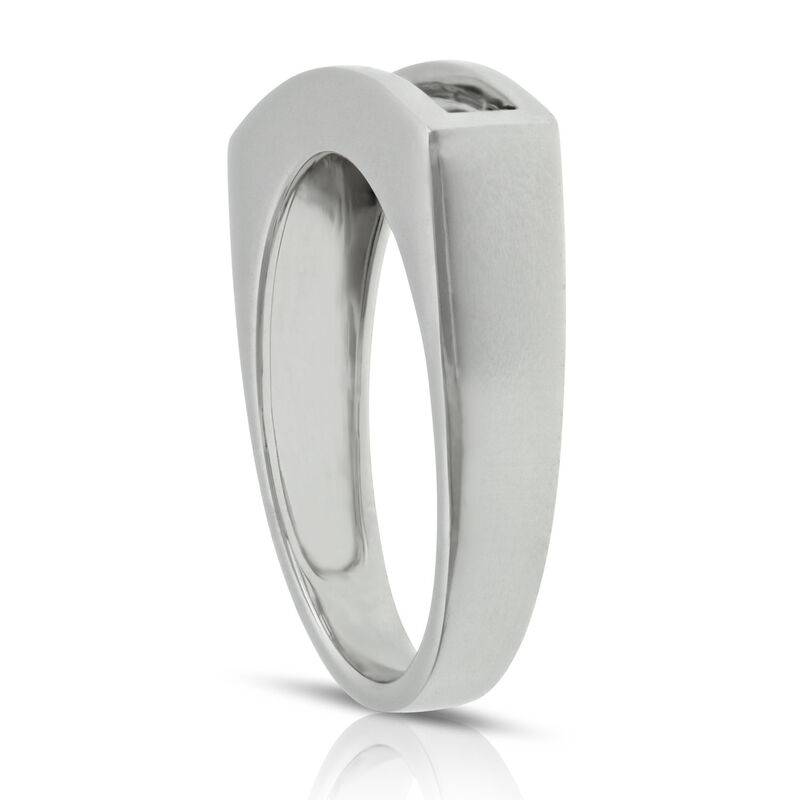 Sliding Diamond Ring, 14K White Gold image number 2
