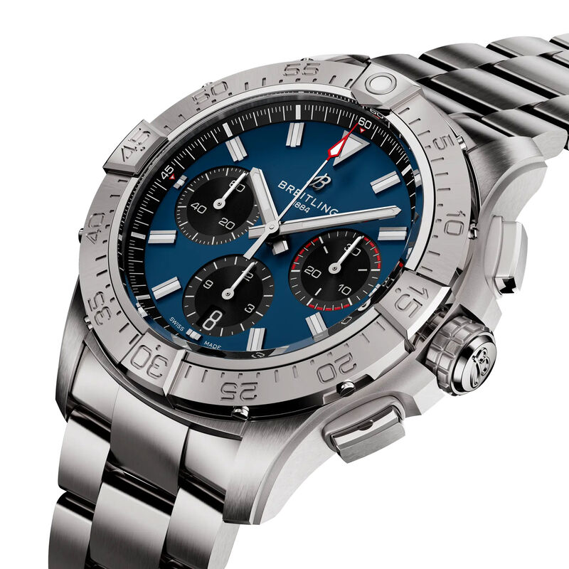 Breitling Avenger BO1 Chronograph Blue Dial Stainless Steel Bracelet, 42 mm image number 1
