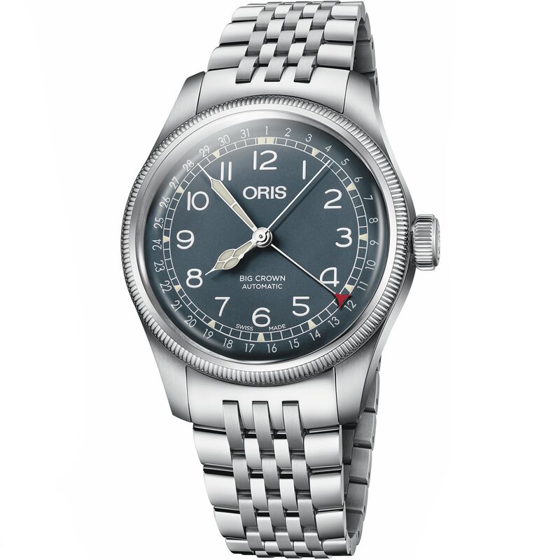 Oris Big Crown Pointer Date Blue Dial Watch, 40mm image number 0