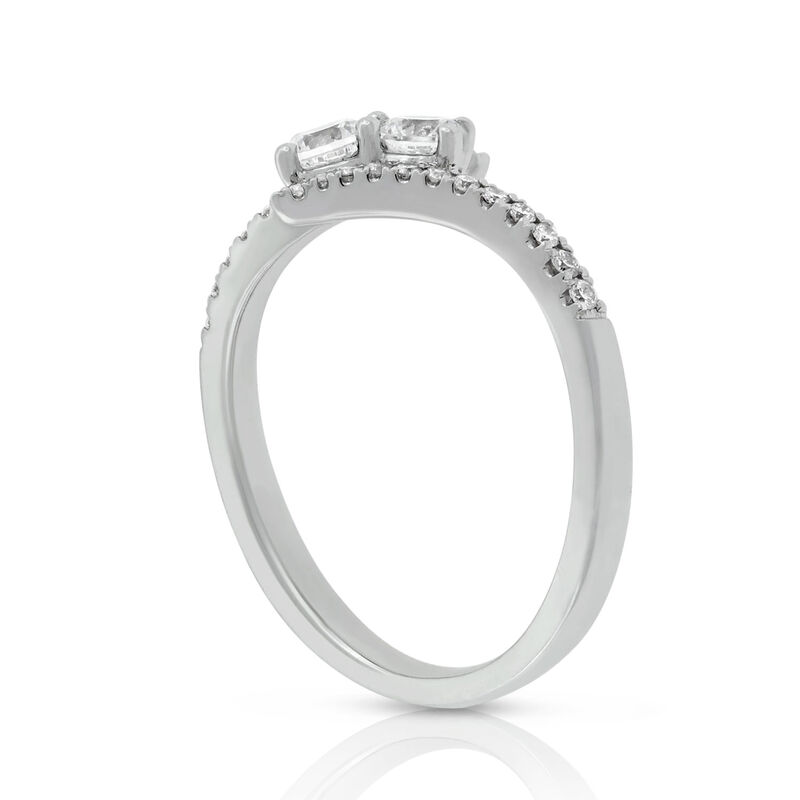 Ben Bridge Signature Diamond + Ever Us&trade; 2-Stone Diamond Ring 18K image number 2