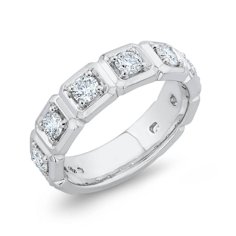 Bella Ponte Diamond Band, 14K White Gold image number 0
