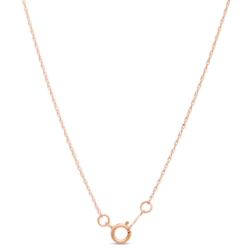 Oval Shaped Paw Pendant with Diamonds, 14K Yellow Gold image number 3