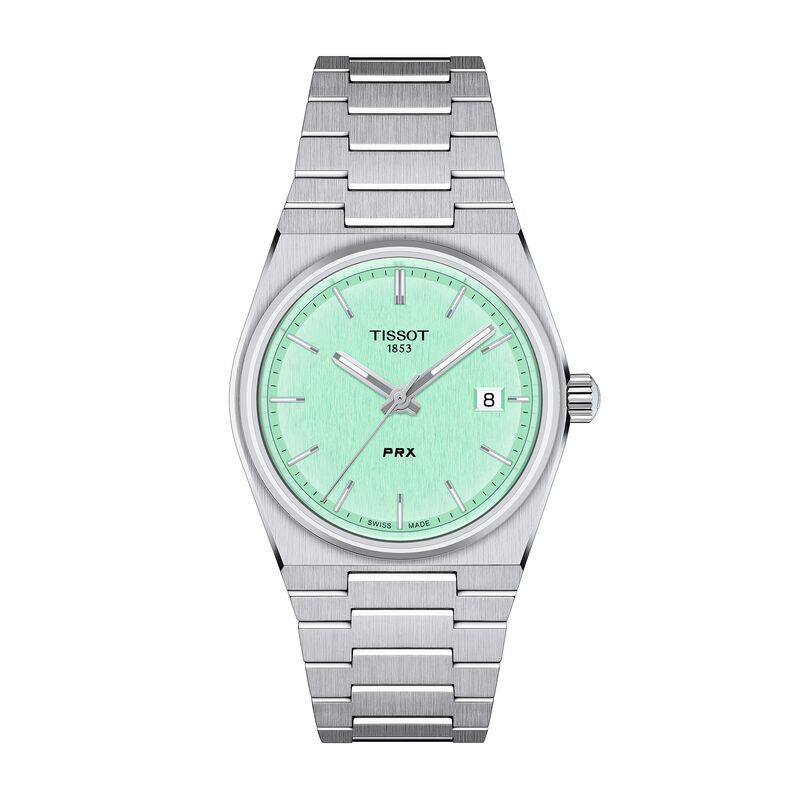 TISSOT PRX Green Dial Watch, 35mm image number 0