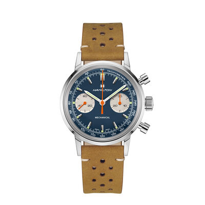 Hamilton American Classic Intra-matic Chronograph H Blue Dial Watch, 40mm