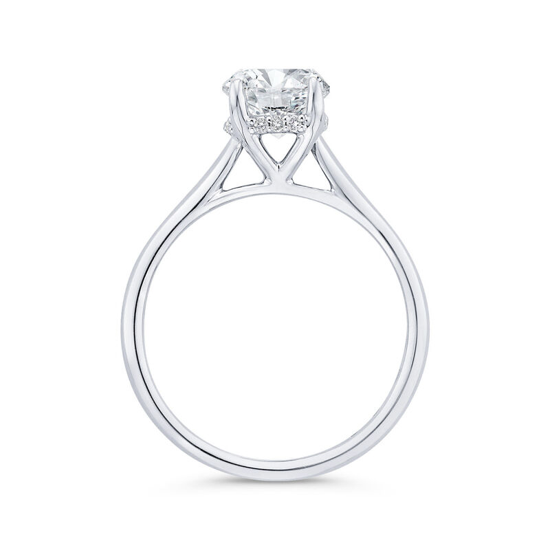 Bella Ponte Laser Inscribed Ikuma Canadian Diamond Engagement Ring image number 3