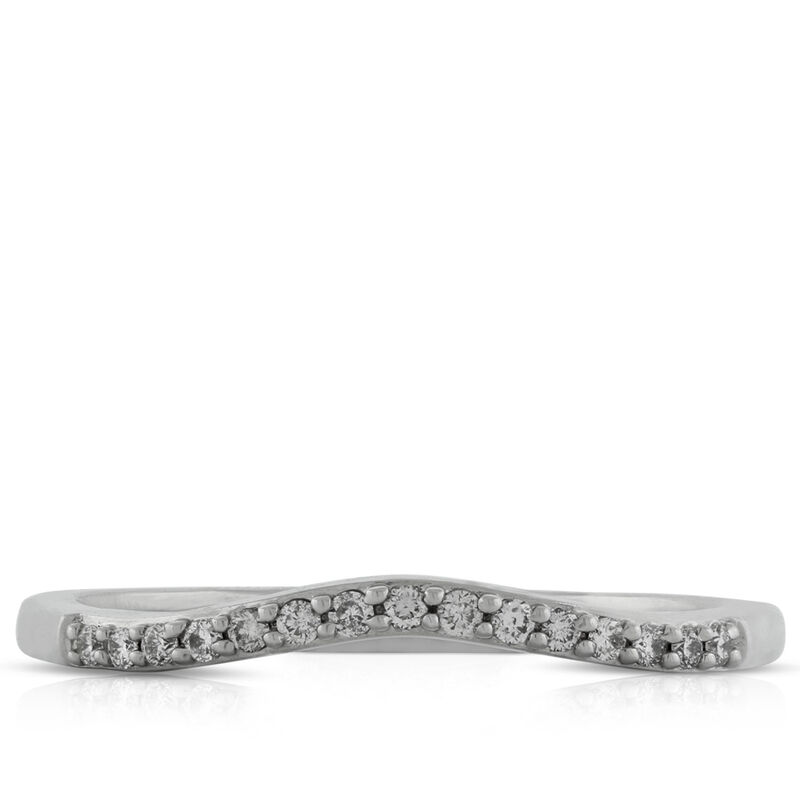 Diamond Contour Band 14K image number 1