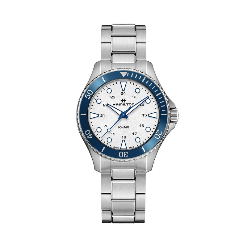 Hamilton Khaki Navy Scuba Quartz Silver Tone Dial Watch, 37mm image number 0
