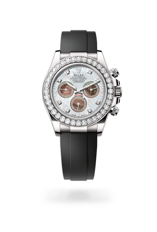 rolex cosmograph daytona in 18 ct white gold, m126589rbr-0001 - ben bridge