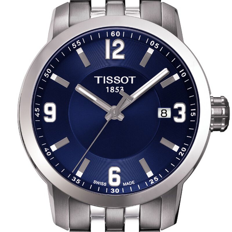 TISSOT PRC 200 Blue Dial Watch, 39mm image number 1