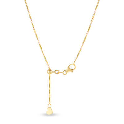 Classic 22-Inch Cable Chain Necklace, 14K Yellow Gold