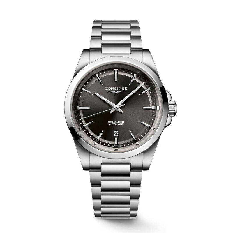Longines Conquest Watch Black Dial, 41mm image number 0