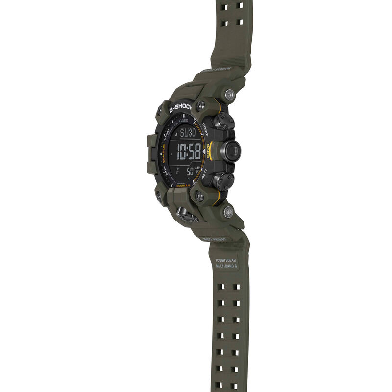 G-Shock Master of G - Land Mudman Watch Green Resin Case and Strap, 56.7mm image number 4