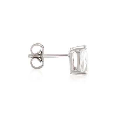 Pear-Shaped Diamond Studs, 3/4 Carat Total Weight, in 14K White Gold
