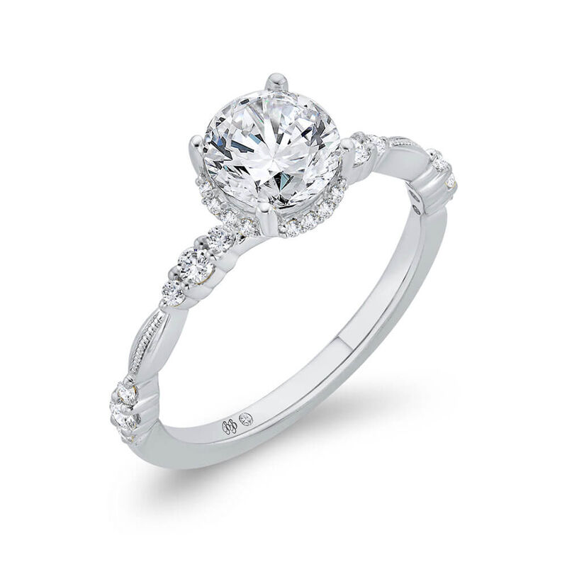 Bella Ponte Diamond Semi-Mount Ring Setting 14K image number 0