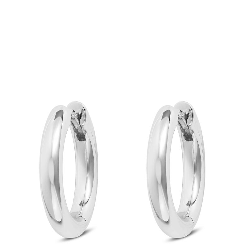 15MM Hoop Earrings in Sterling Silver image number 0