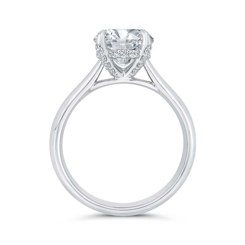 Bella Ponte Diamond Engagement Ring Setting in Platinum image number 3