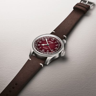 Oris X Cervo Volante Red Dial Watch, 40mm