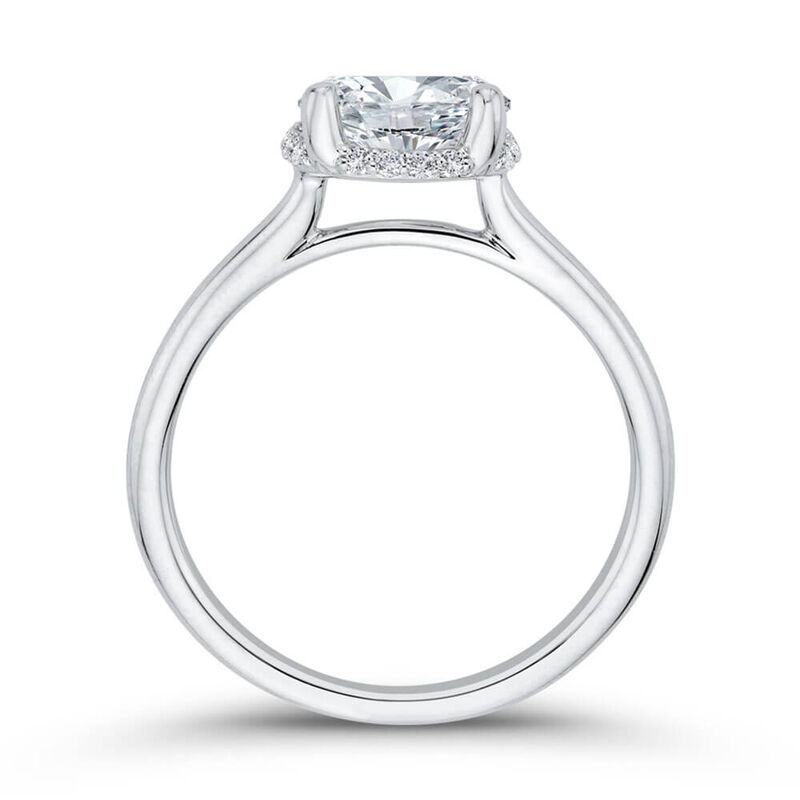 Bella Ponte "The Whisper" Diamond Engagement Ring Setting 14K image number 3